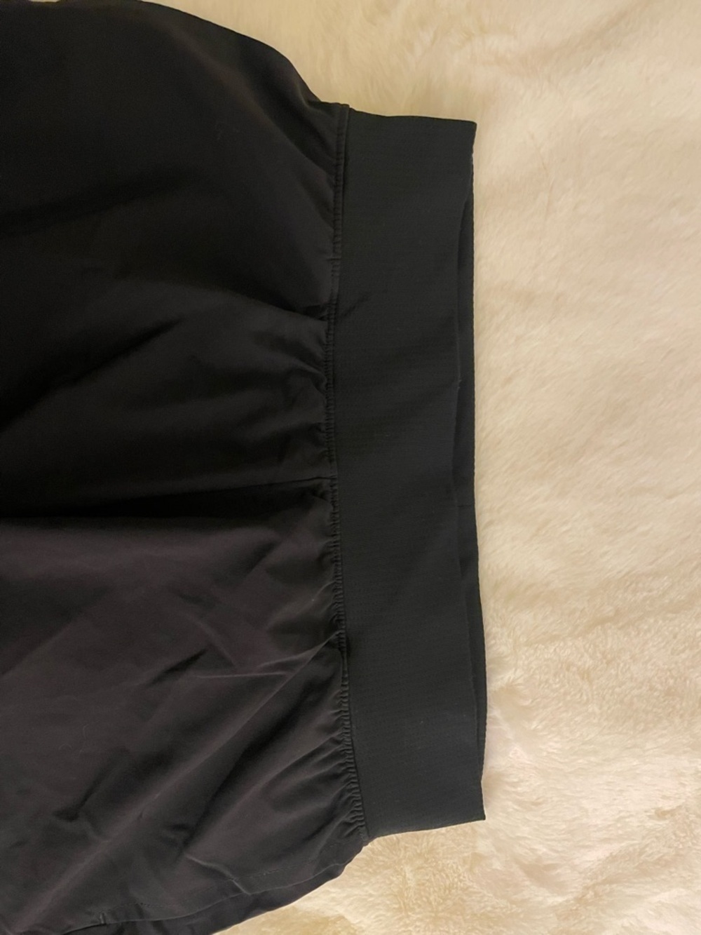 Nike Women’s Black Athletic Layered Running Shorts with Swoosh XS NWOT Pockets - Picture 9 of 16